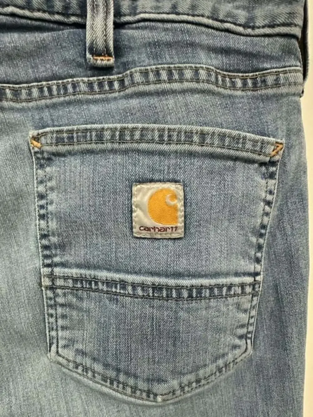 Carhartt Relaxed Fit Tapered Leg Blue Denim Jeans